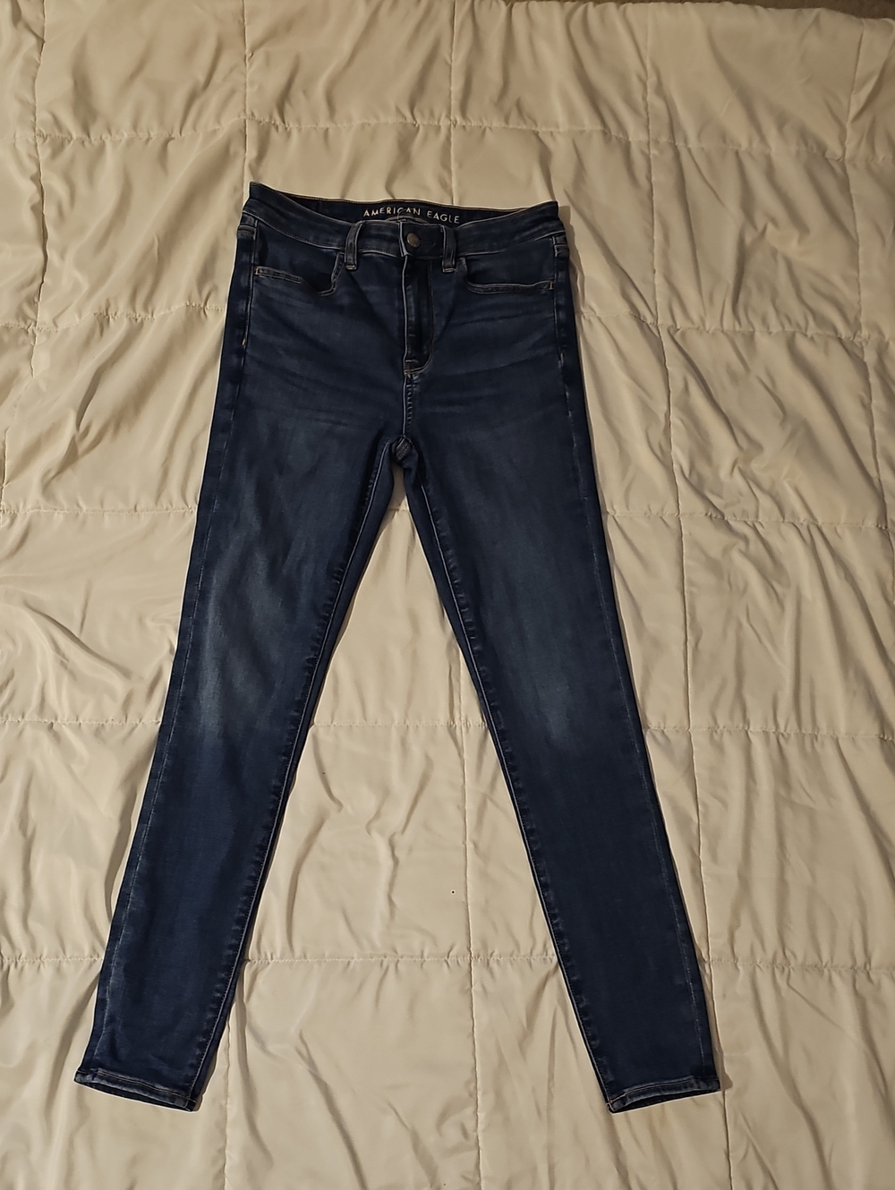 American Eagle Outfitters Navy Blue Women's Skinny Jeans Size 6 Like New